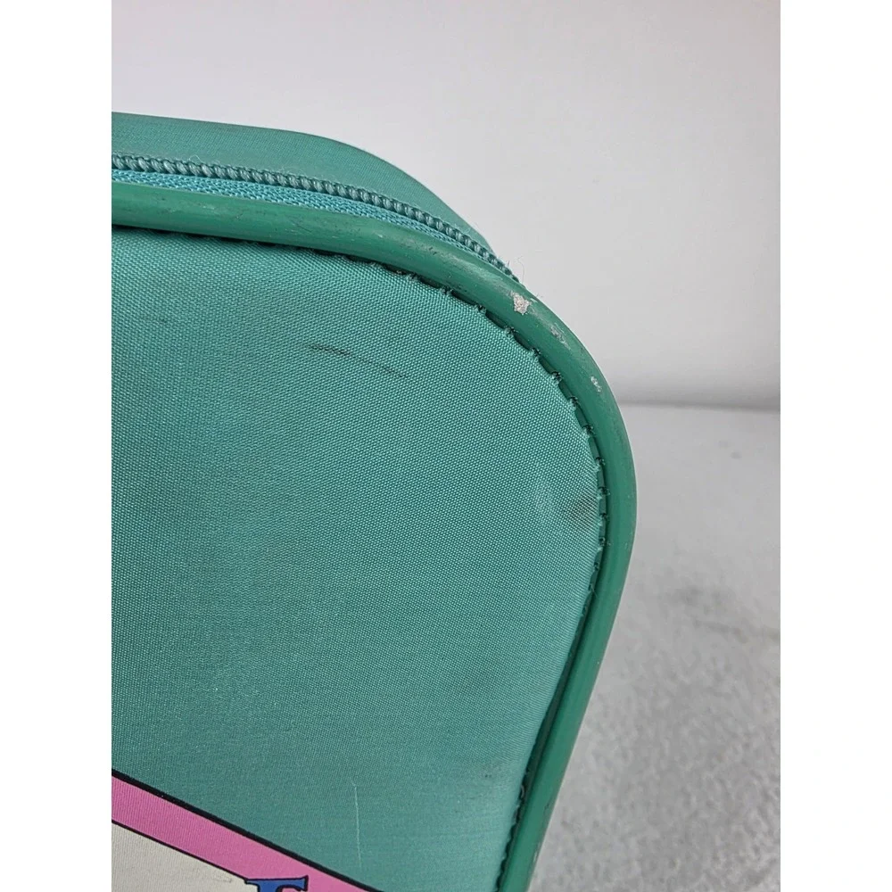 Vintage 1990 Alvin And‎ The Chipmunks Britney Teal Green Mini Suitcase *READ*